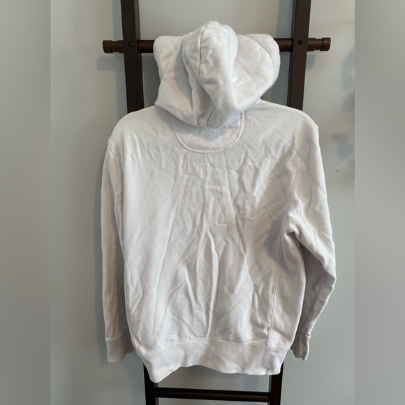 AMERICAN EAGLE WHITE RELAXED FIT HOODIE - Picture 3 of 4